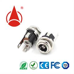 DC-025M,DC母座，DC音叉插頭，插板母座，充電頭，DC plug,連接器，適配器插頭，端子，防水母座，DC插頭廠家
