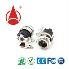 DC-025MT,DC母座，DC音叉插頭，插板母座，充電頭，DC plug,連接器，適配器插頭，端子，防水母座，DC插頭廠家