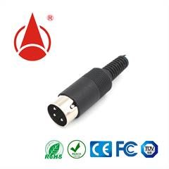 POWER DIN 插頭，中DIN 插頭,音頻視頻插頭，音響,DC音叉插頭，DC母座，充電頭，DC plug,連接器，適配器插頭，端子，DC插頭廠家