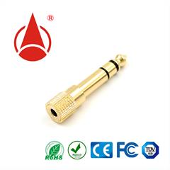 6.3立體公頭轉(zhuǎn)3.5立體母座，DC音叉插頭，DC母座，充電頭，DC plug,連接器，適配器插頭，端子，防水母座，DC插頭廠家